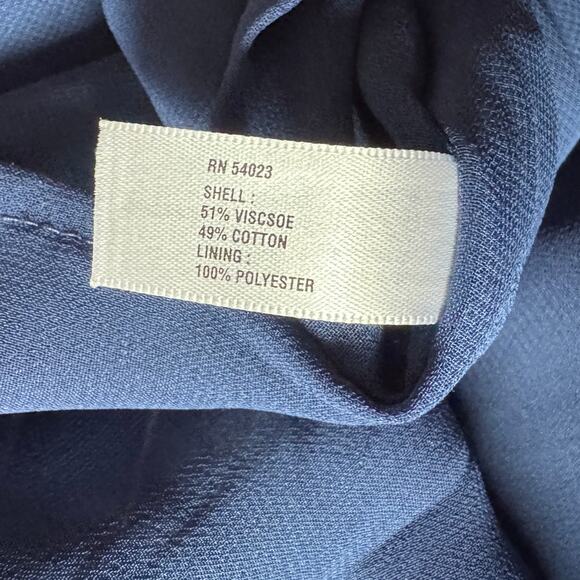 Gap Y2K Babydoll Dress 90s Grunge Blue Purple Floral Cottage Romantic Boho - Picture 4 of 8